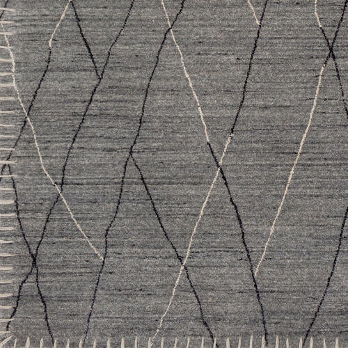 Arlequin Handmade Wool & Viscose Rug — Charcoal | ARQ-2300