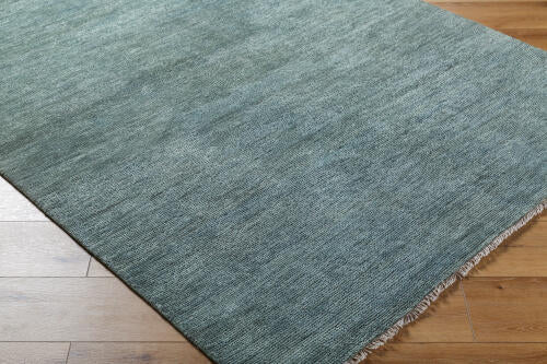 Epic Handmade Wool Rug — Teal / Slate | EPI-2305