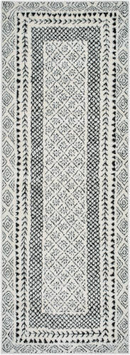 Livabliss Freud Machine Woven Rug — Ivory / Charcoal | FEU-2301