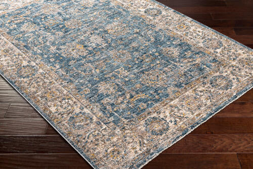 Livabliss Mirabel Machine Woven Rug — Blue / Beige | MBE-2305