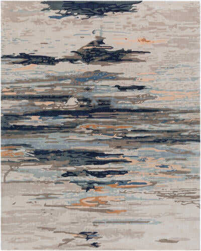 Kavita Handmade Rug — Navy / Taupe | KVT-2302 - performance