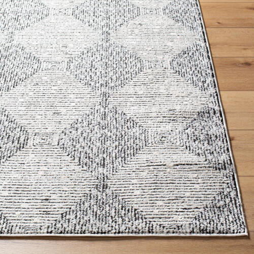 Livabliss Freud Machine Woven Rug — Ivory / Charcoal | FEU-2332