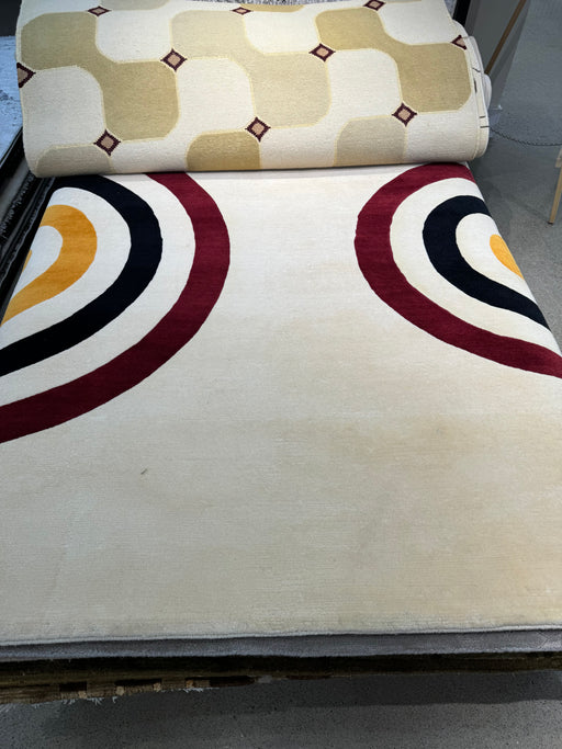 5'x8' Hand-Knotted Nepali Ivory/Multi Area Rug – KB Rugs