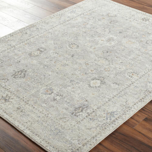 Davina Machine Woven Rug — Gray / Beige Multi | BOCC-2300