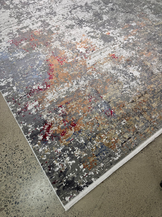 10'X13' World of Luxury Natural Fiber High-End Area Rug- Multi Coloured (Power-Loomed)