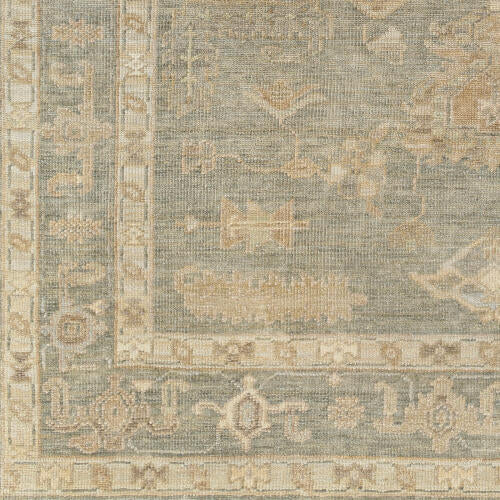 Antalya Handmade Wool Rug — Blue / Sand | AAT-2306 - construction