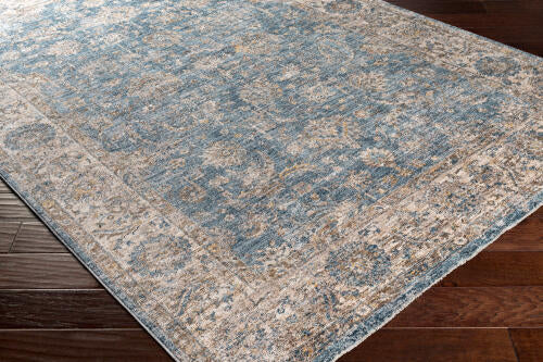 Livabliss Mirabel Machine Woven Rug — Blue / Beige | MBE-2305