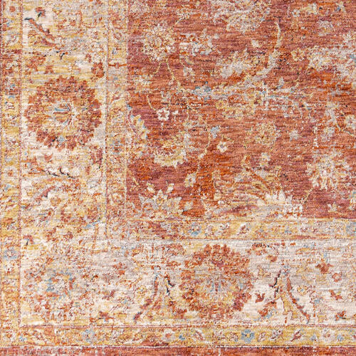Livabliss  Mirabel Machine Woven Rug — Rust / Cream | MBE-2307