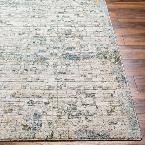 Livabliss Dresden Machine Woven Rug — Soft Teal / Taupe | DRE-2304