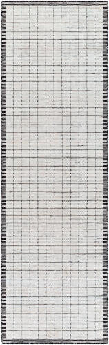 Carre Handmade Rug — Light Beige / Charcoal | CCR-2301