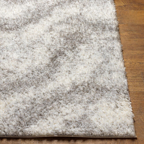 Cloudy Shag Machine Woven Rug — Off-White / Gray | CDG-2306 - performance