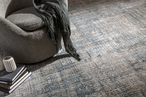 Brunswick Machine Woven Rug — Pale Blue / Taupe | BWK-2300