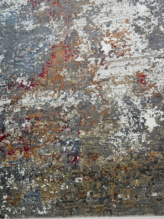 10'X13' World of Luxury Natural Fiber High-End Area Rug- Multi Coloured (Power-Loomed)