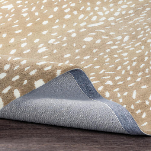 Athena Handmade Wool Rug — Light Brown / Cream | ATH-5162