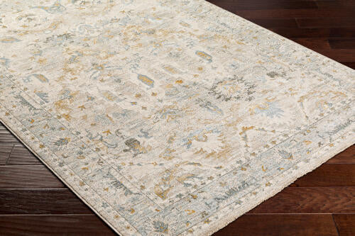 Livabliss  Dresden Machine Woven Rug — Ivory / Mist | DRE-2308