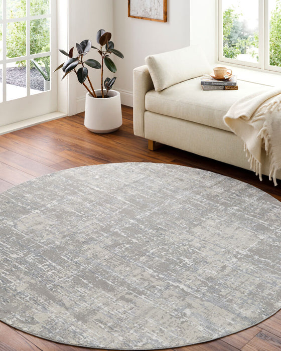Aisha Machine Woven Rug — Light Gray / Off-White | AIS-2305