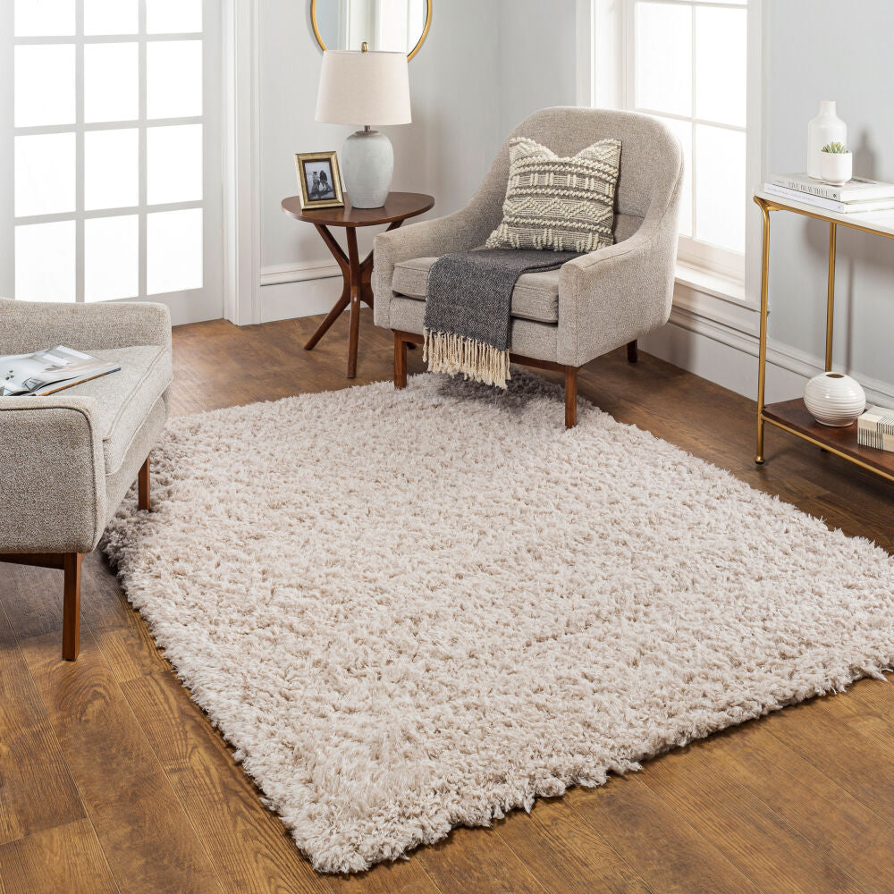 Angora Machine Woven Rug — Oatmeal | ANG-2301 - colour & pattern
