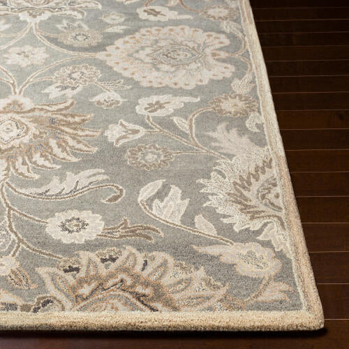 Caesar Handmade Wool Rug — Taupe / Ivory | CAE-1195