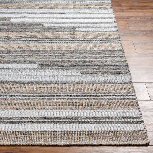 Azalea Handmade Rug — Black / Tan | AZA-2334