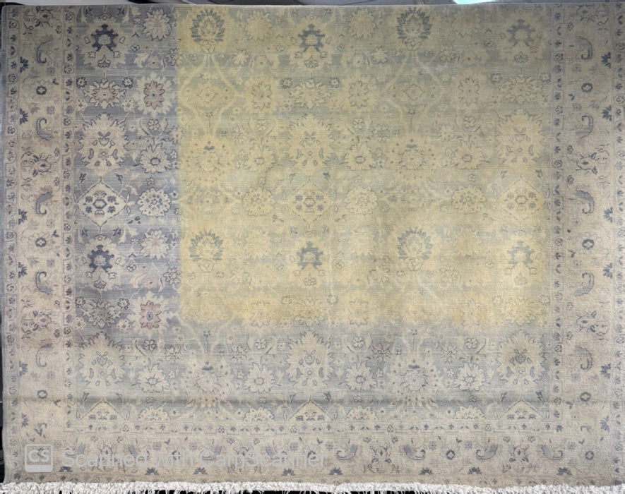 9'X12' Chinese rug Wool Hand Knotted Area Rug (AS-IS)