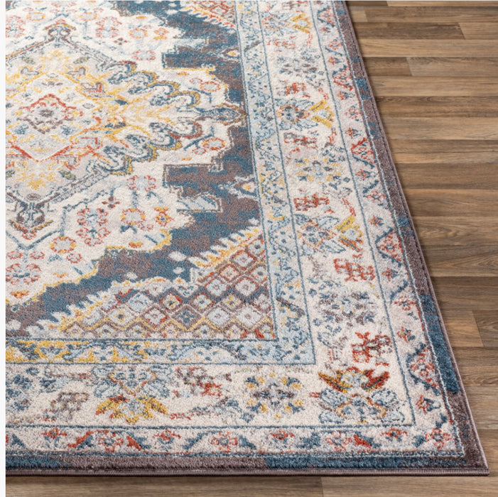 Ankara Machine Woven Rug — Ivory / Multi | AKR-2303