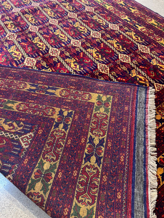 7 x10 Hand knotted 100% wool Afghan Tribal Area Rug