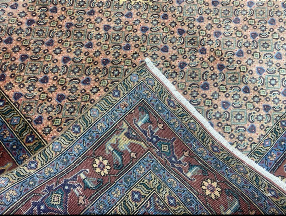 7'x10' Hand-Knotted Persian Beige/Blue Area Rug – KB Rugs