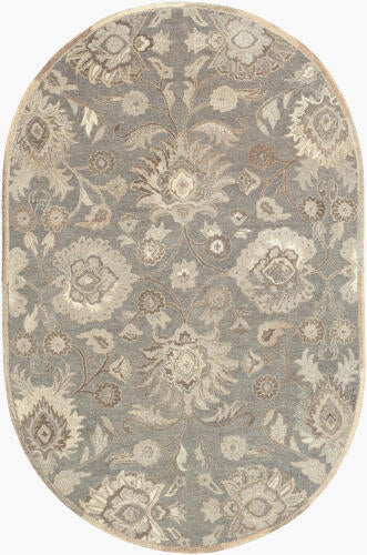 Caesar Handmade Wool Rug — Taupe / Ivory | CAE-1195