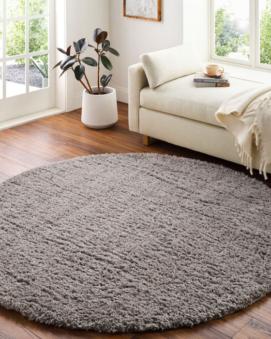 Angora Machine Woven Rug — Medium Gray | ANG-2302