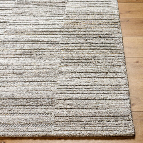 Calgary Handmade Rug — Light Gray / Ivory | CGR-2303