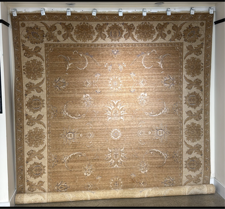 8'x10' Power-Loomed Transitional Style Golden/Beige Area Rug – KB Rugs