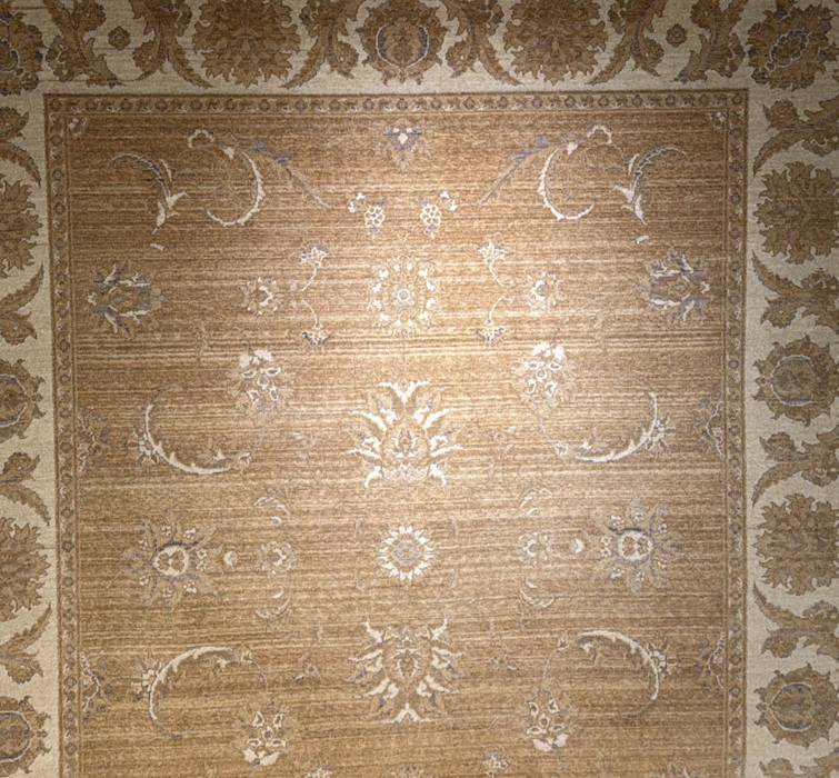 8'x10' Power-Loomed Transitional Style Golden/Beige Area Rug – KB Rugs