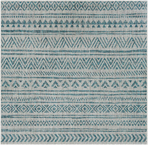 Livabliss Eagean Machine Woven Rug — Teal / Taupe | EAG-2307