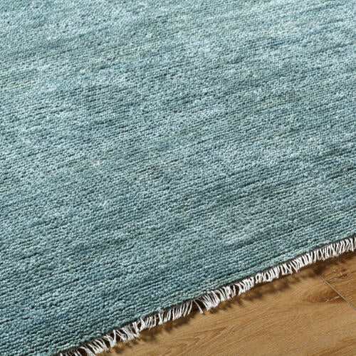 Epic Handmade Wool Rug — Teal / Slate | EPI-2305