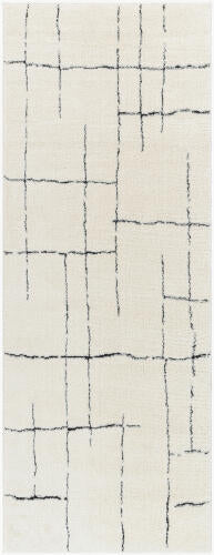 Livabliss Freud Machine Woven Rug — Ivory / Black | FEU-2300