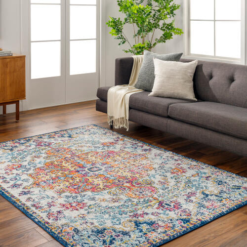 Livabliss Harput Machine Woven Rug — Multicolor Medallion | HAP-1000