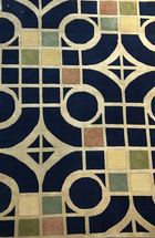 4'X6' Hand-Knotted Nepali Wool Area Rug- Blue/Multi