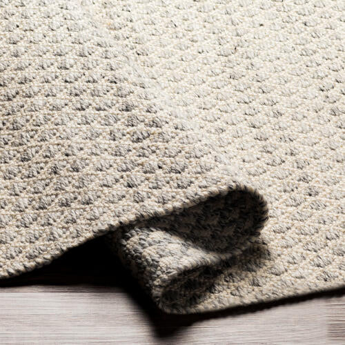 Azalea Handwoven Recycled PET Rug — Slate / Off-White | AZA-2306