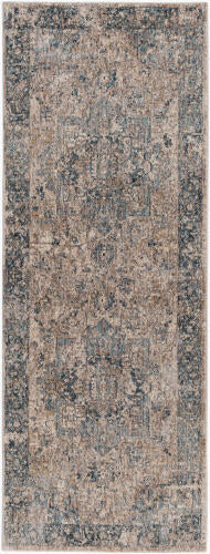 Livabliss  Mirabel Machine Woven Rug — Taupe / Denim | MBE-2312