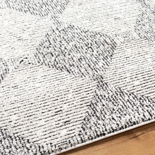 Livabliss Freud Machine Woven Rug — Ivory / Charcoal | FEU-2332