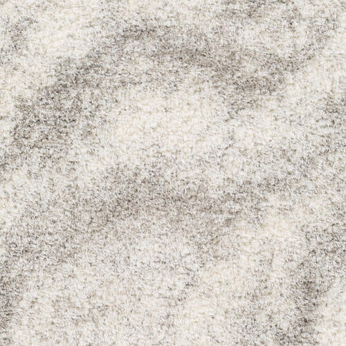 Cloudy Shag Machine Woven Rug — Off-White / Gray | CDG-2306