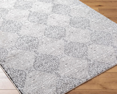 Livabliss Freud Machine Woven Rug — Ivory / Charcoal | FEU-2332
