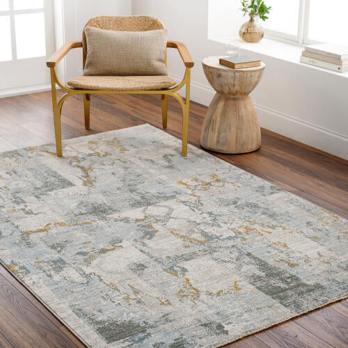 Livabliss Dresden Machine Woven Rug — Taupe / Multi | DRE-2301 - colour & pattern