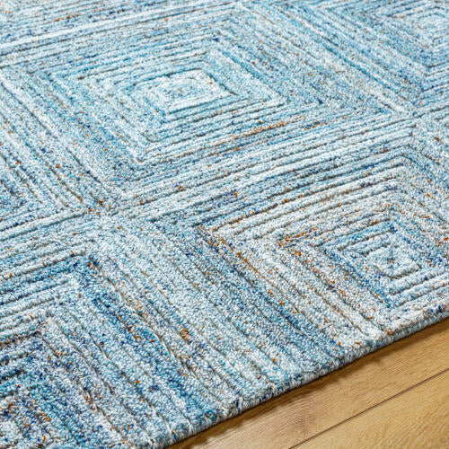 Calgary Handmade Rug — Denim / Sky Blue | CGR-2301