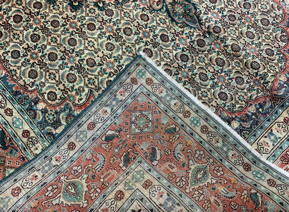 7'x10' Hand-Knotted Persian Teal/Multi Area Rug – KB Rugs 