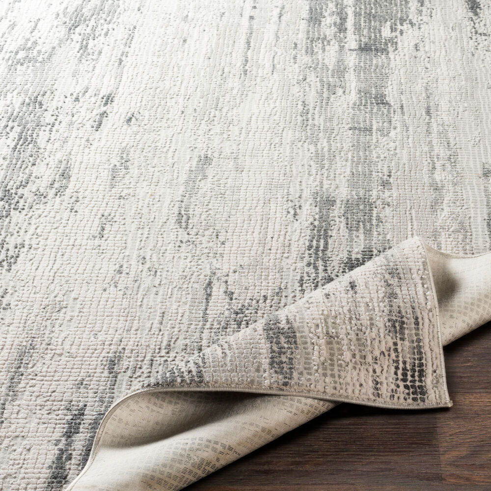 Aisha Machine Woven Rug — Gray / Charcoal | AIS-2304 - construction