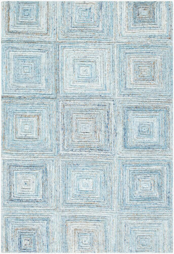 Calgary Handmade Rug — Denim / Sky Blue | CGR-2301 - performance