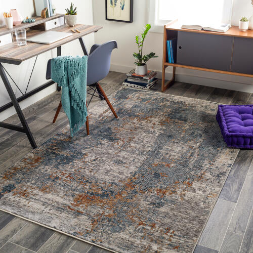 Livabliss Cardiff Machine Woven Rug — Blue / Multi | CDF-2305