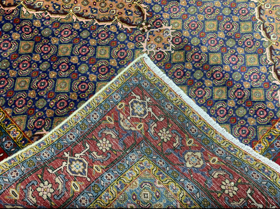 7'x10' Hand-Knotted Persian Navy/Multi Area Rug – KB Rugs 