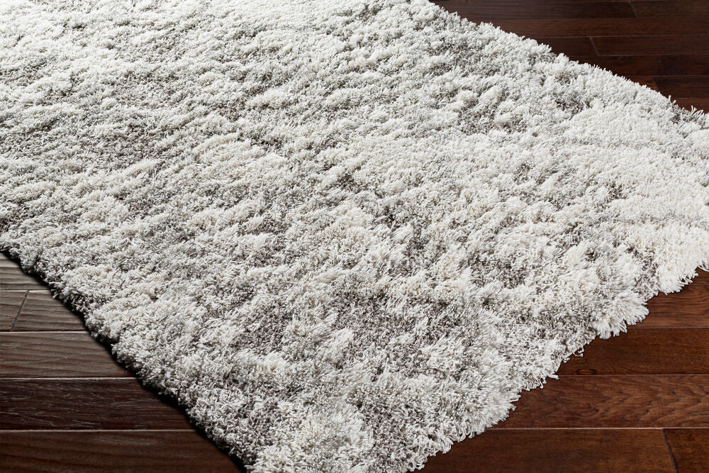 Alta Shag Machine Woven Rug — Off-White / Gray | ASG-2305